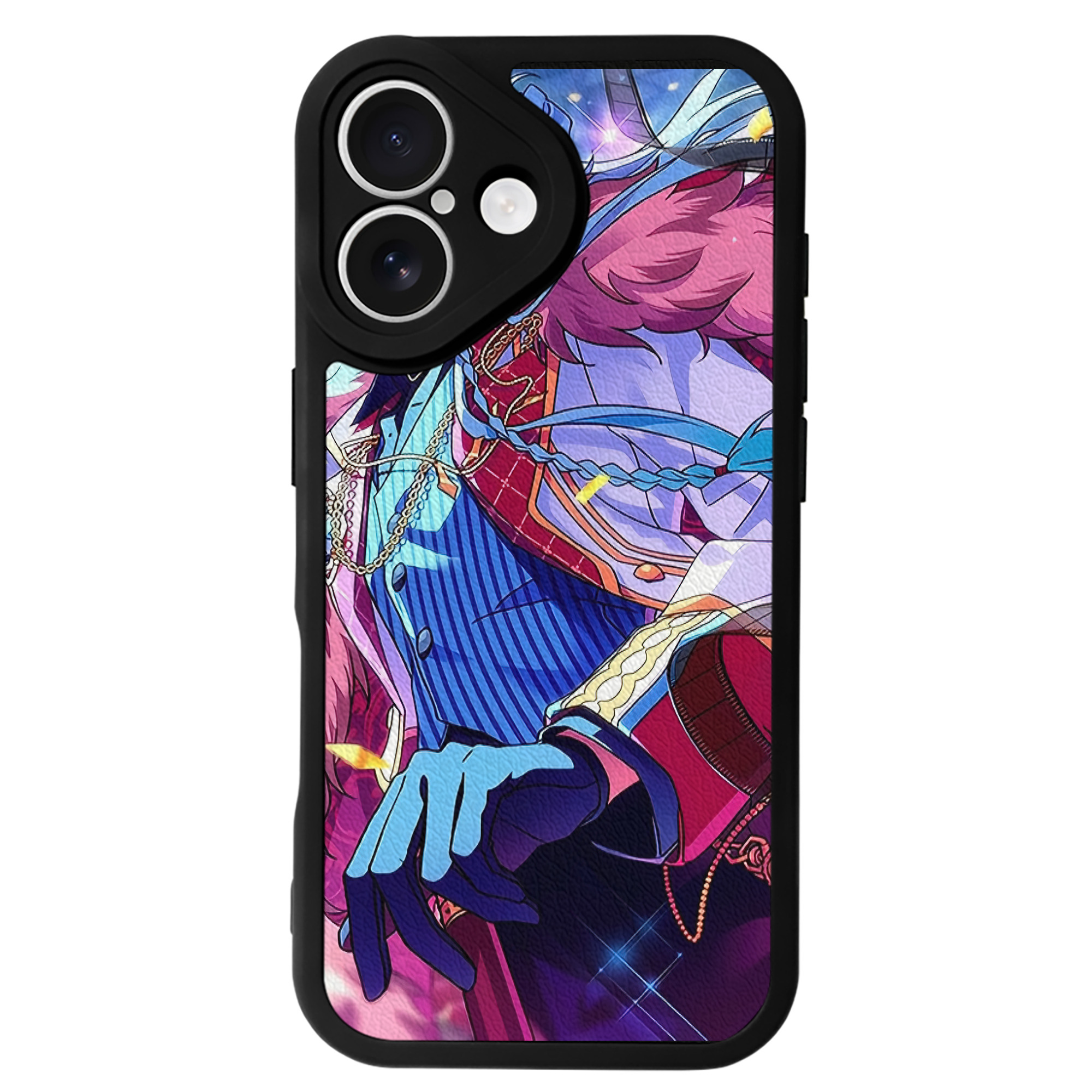 （画像用） あんさんぶるスターズ! Ensemble Stars 【iPhone 16シリーズ対応】シリコンスマホケース（レザー調） 材質：シリコン